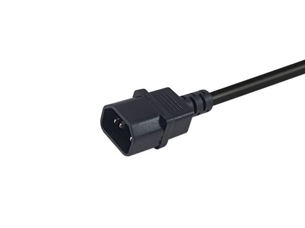 Varusteet 112171, 3 m, C14-liitin, C15-liitin, H05VV-F3G, 250 V, 10 A