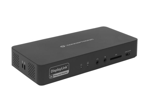 Conceptronic DONN31B, Kabel, USB 3.2 Gen 2 (3.1 Gen 2) Type-C, 100 W, 3,5 mm, 10,100,1000,2500 Mbit/s, IEEE 802.3bz