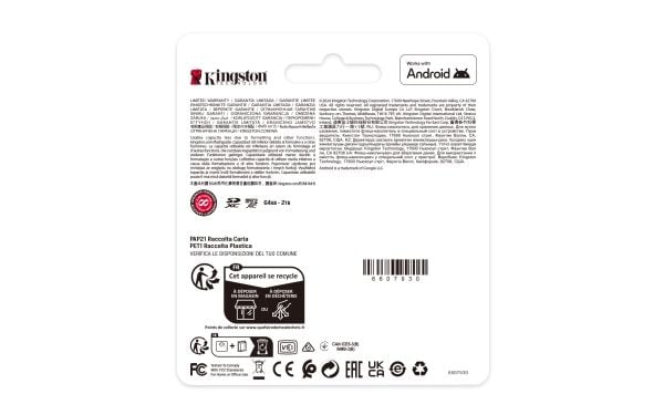 Kingston Canvas Select Plus - Flashminnekort - 1 TB - Video Class V30 / UHS-I U3 / Class10 - SDXC UHS-I