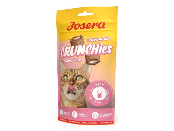 Josera Crunchies, Snacks, Katt, Voksen, Melk, 60 g, Sukkerfri
