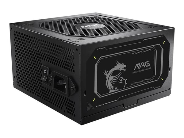 MSI MAG A750GL PCIE5 II - Strømforsyning (intern) - ATX12V 3.1/ EPS12V - 80 PLUS Gold - Cybenetics Gold - AC 100-240 V - 750 watt - aktiv PFC