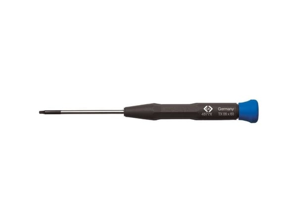 C.K Elektronikk og finmekanikk sekskantskrutrekker str. T 8, bladlengde 60 mm, 1 stk