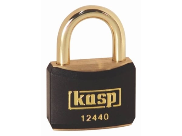 Kasp K12440BLAD hengelås 40 mm - ulike gull-/guldfarger - nøkkellås