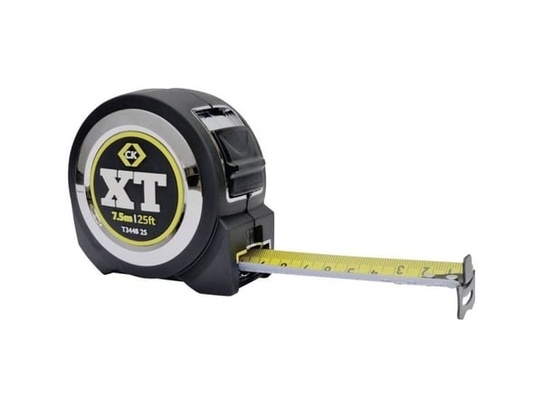 C.K. T3448 25 målebånd 7,5 m stål