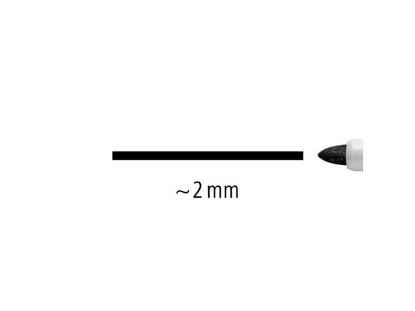Taulumerkit, Staedtler, 351 pyöreä, musta, 351-9 WP4, 5 kpl laatikko - (5 kpl)