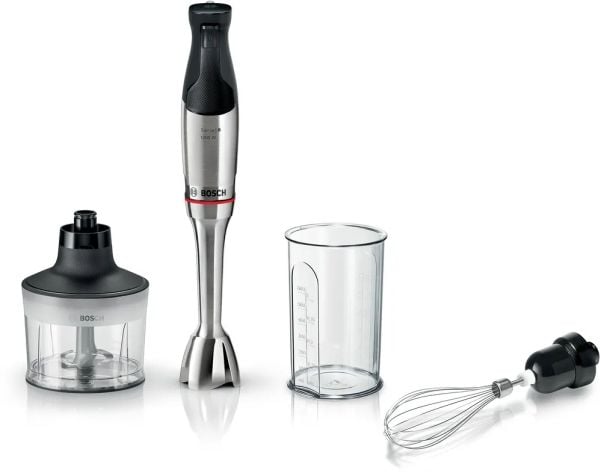 Bosch Serie 6 MSM6M831, Bærbar blender, 1,3 l, Isknusing, 0,14 m, 1200 W, Rustfritt stål