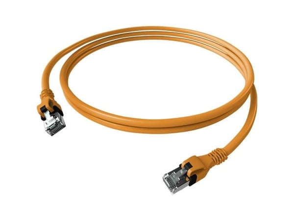 EasyLan CPP1OOAOAO0100, 10 m, Cat6a, S/FTP (S-STP), RJ-45, RJ-45, Oranssi
