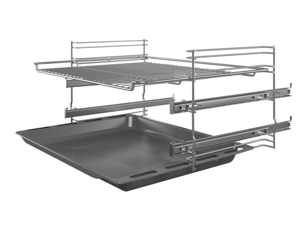 Bosch Serie | 4 HKR39C250 - Komfyr - frittstående - bredde: 60 cm - dybde: 60 cm - høyde: 85 cm - med selvrens - rustfritt stål