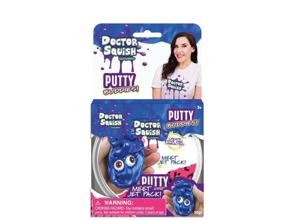Jet Pack (mörkblå) - Putty Buddies 50 g