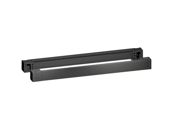 Rittal VX 8660.007, Hjørnestykke, Sort, Stål, 100 mm, 7 kg, 2 stykker
