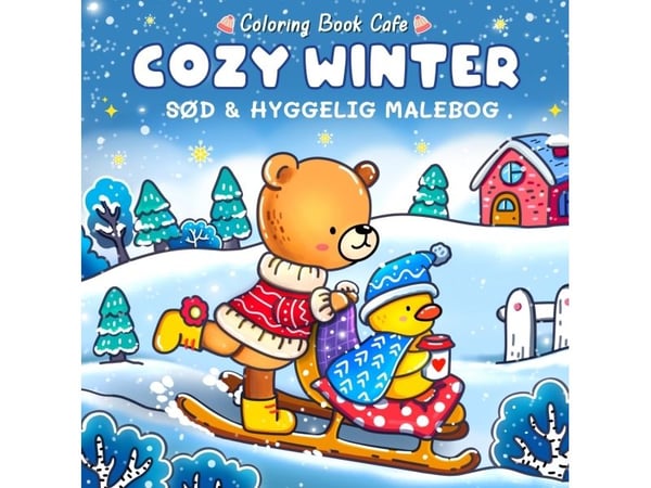 Målarbok: Cozy Winter - Cozy Coloring | Kieli: Tanska