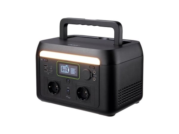 Acer APS311 - Bärbar kraftstation - AC 220-240 V - 600 Watt - litium järn fosfat - 20 Ah - 512 Wh - utgångskontakter: 9 - EU - svart