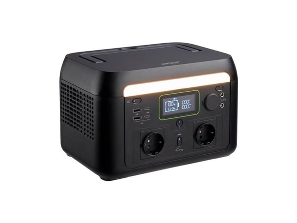 Acer APS311 - Bärbar kraftstation - AC 220-240 V - 600 Watt - litium järn fosfat - 20 Ah - 512 Wh - utgångskontakter: 9 - EU - svart