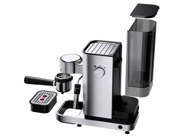 WMF Lumero 04.1237.0011, Espressomaskin, 1,4 l, Malt kaffe, 1350 W, Rustfritt stål