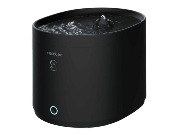 Cecotec Pumba 2500 Refresh Smart, Automatisk vanndispenser for kjæledyr, Plast, Sort, Innendørs, Universell, 2,5 l
