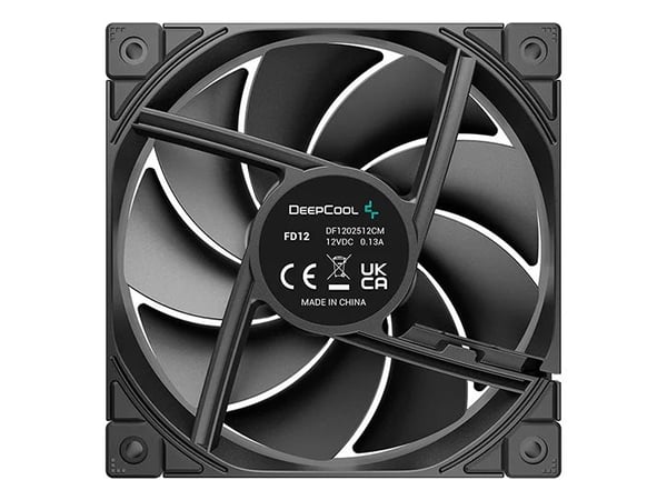 Deepcool FD12 - Kabinettvifte - 120 mm - svart