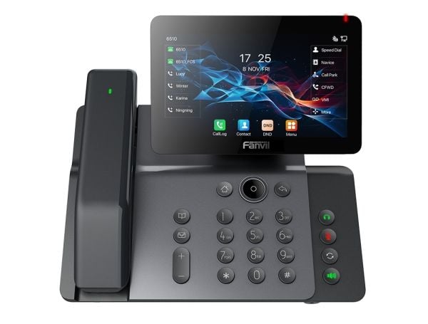 Fanvil V66 PRO, IP-telefon, Mørkegrå, Kablet håndsett, Bord/Vegg, SIP-info, 20 linjer
