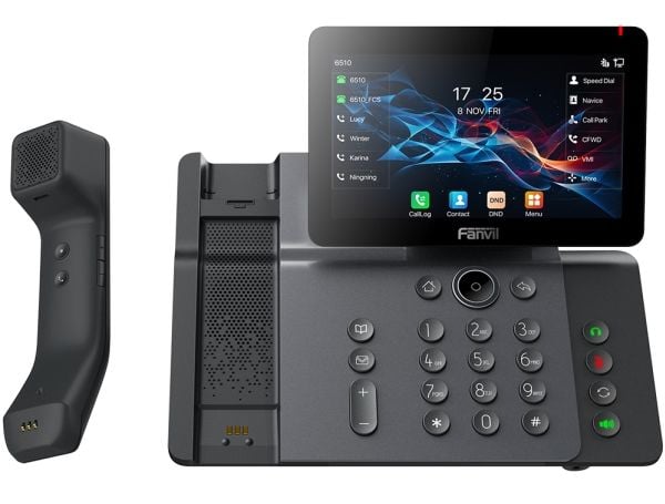 Fanvil V66 PRO, IP-telefon, Mørkegrå, Kablet håndsett, Bord/Vegg, SIP-info, 20 linjer