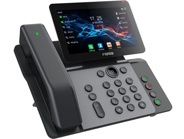 Fanvil V66 PRO, IP-telefon, Mørkegrå, Kablet håndsett, Bord/Vegg, SIP-info, 20 linjer