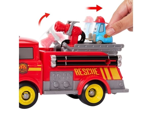 Disney Pixar Cars Disney and Pixar Cars Radiator Springs Race & Rescue Fire Fighting Red & Guido ja tarvikkeita, Paloauto, 3 vuosi/vuosia, Muovi, M...