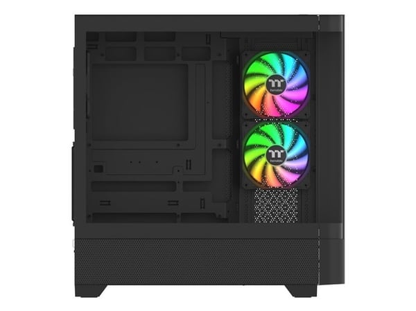 Thermaltake View 290 TG ARGB - Mid tower - ATX - sidepanel med vindu (herdet glass) - ingen strømforsyning (PS2) - svart - USB/lyd