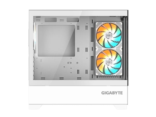 GIGABYTE C201 PANORAMIC ICE, Midi Tower, PC, Valkoinen, mikro ATX, Mini-ITX, Lasi, Muovi, Terästä, Pelaaminen
