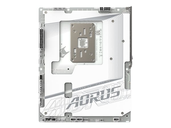 AORUS X870 STEALTH ICE - Hovedkort - ATX - Socket AM5 - AMD X870 Chipset - USB-C 3.2 Gen 2x2, USB 3.2 Gen 2, USB 3.2 Gen 1 - Wi-Fi 7, Bluetooth, 5 ...