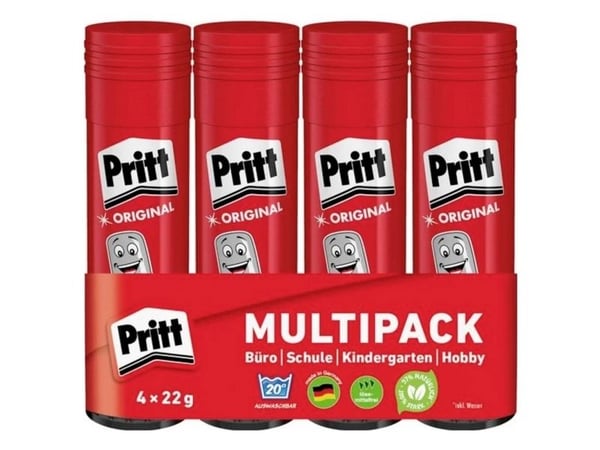 Pritt limstift multipack 4 st x 22g, 9H PK6MP