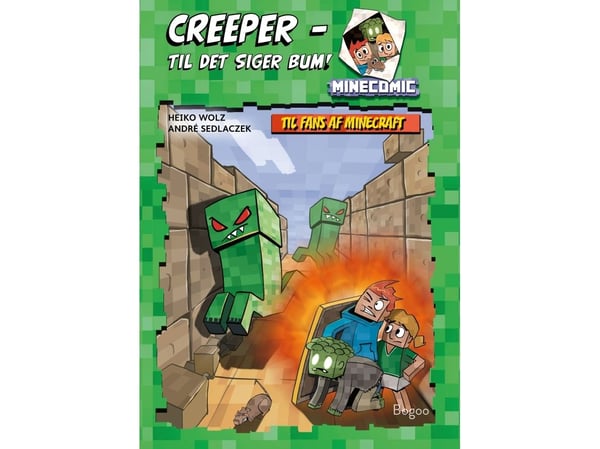 Minecomic 1: Creeper - til det sier pang! | Heiko Wolz | Språk: Dansk