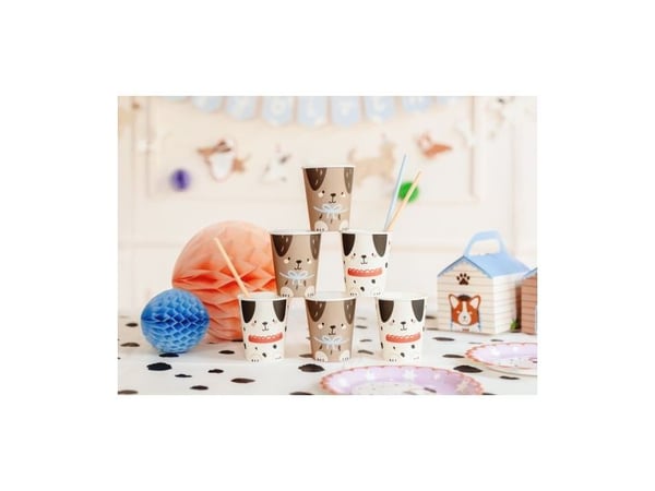 Hunde papkrus, 6 stk
