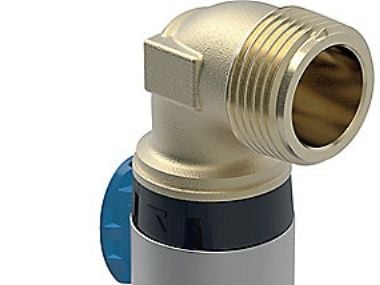 Geberit FlowFit 90°-böj med utvändig gänga CuSn4Zn2PS d=20mm R=1/2"