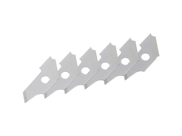 Wolfcraft 5893000 utbytbara blad för hålfasfräs (6 st)