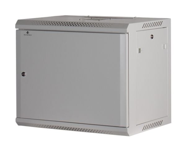 Rockstable RS19-6409WS, Väggmonterad rack, 9U, 60 kg, Knapplås, Vit