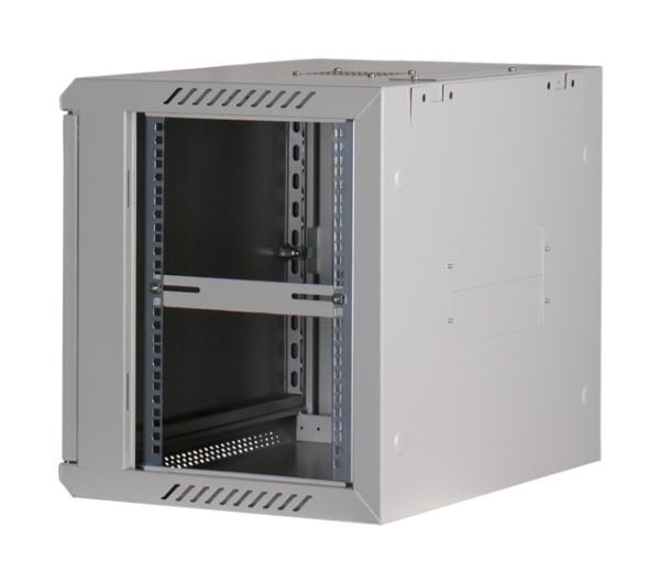Rockstable RS19-6409WS, Veggmonterbar hylle, 9U, 60 kg, Nøkkellås, Hvit