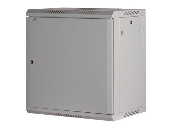 Rockstable RS19-6412WS, Väggmonterad rack, 12U, 60 kg, Knapplås, Justerbara fötter, Vit