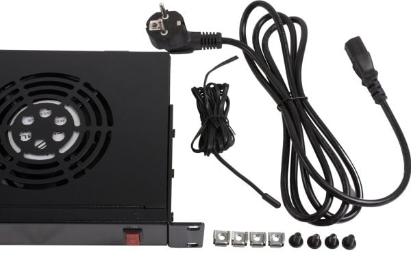 Rockstable RS19-FT1U2TM, Avkjølingsvifte, Sort, Stål, 2 vifter, 12 cm, 330 m³/t