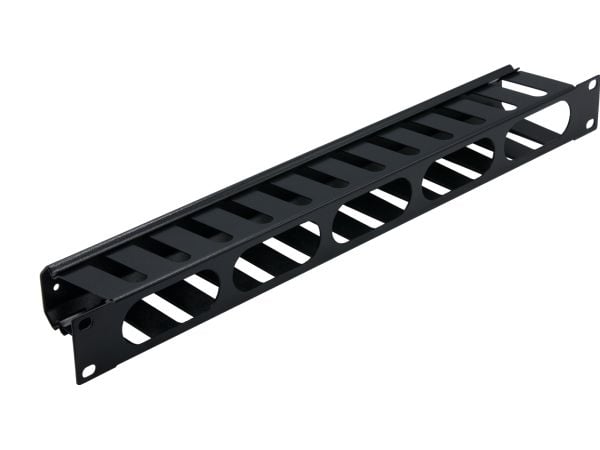 Rockstable RS19-02, Administrasjonspanel, Sort, SPCC, Stål, 1U, 48,3 cm (19"), 483 mm