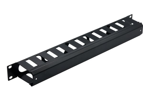 Rockstable RS19-02, Administrasjonspanel, Sort, SPCC, Stål, 1U, 48,3 cm (19"), 483 mm