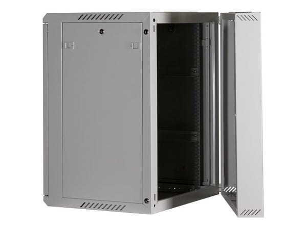 Rockstable RS19-6615W, Veggmonterbar hylle, 15U, 60 kg, Nøkkellås, Hvit
