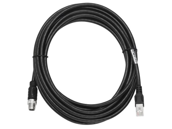 Zebra - Nettverkskabel - 8 pin M12-X (hann) til RJ-45 (hann) - 15 m - for Zebra FXR90