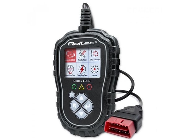 Qoltec ProLine Digital Diagnostic Tester | OBD2 EOBD | Polish MENU | 8V-25V | Dual System | Kaksoisjärjestelmä