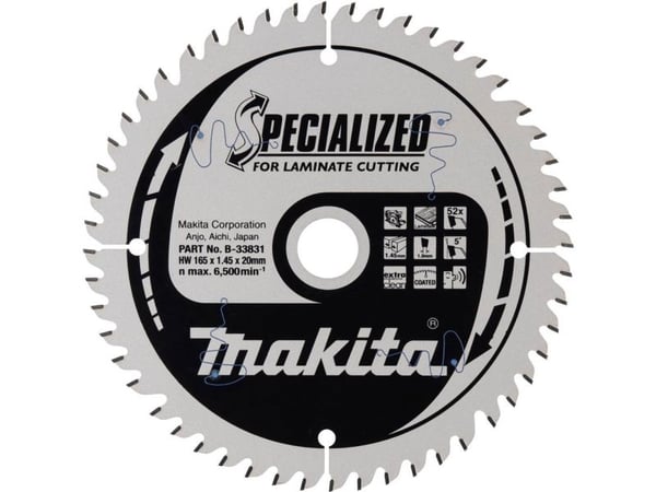 Makita B-33831, 16,5 cm, 2 cm, 1,45 mm, 4770 RPM, 1 stykker
