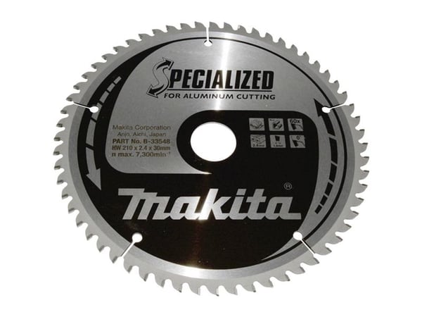 Makita Specialized, Aluminium, 21 cm, 3 cm, 7300 RPM, 2,4 mm, Makita