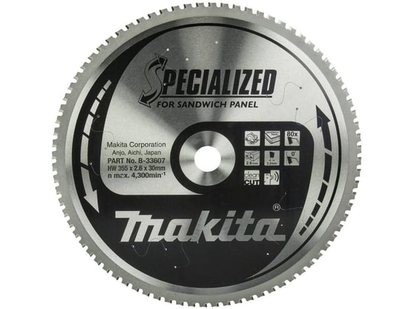 Makita B-33607, 35,5 cm, 3 cm, 2,6 mm, 1 stykker