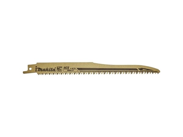 Makita B-05153-25 SUPER EXPRESS Frem- og tilbakegående sagblad HCS 203x1,0mm 6-10Tpi, 25 stk., For tre