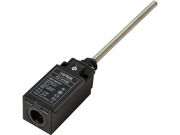 TRU COMPONENTS XZ-9/109 ändlägeskontakt 250 V/AC 10 A fjäderstång IP65, 1 st