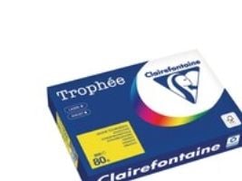 Färgat papper Trophée A4 80 g 1978 solrosgul (500 ark)