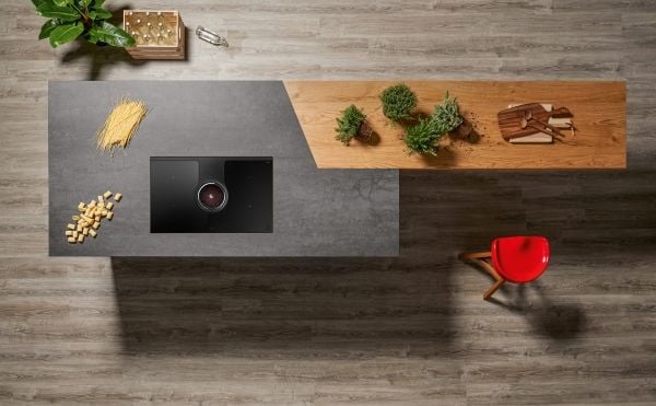 Elica NikolaTesla One HP EVO BL/A/83, Svart, Innebygget, 83 cm, Sonebasert induksjon, Glass, 4 zone(s)