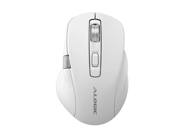 ALOGIC APEX Bluetooth USB-C ladattava 7-näppäiminen ohjelmoitava hiiri - valkoinen