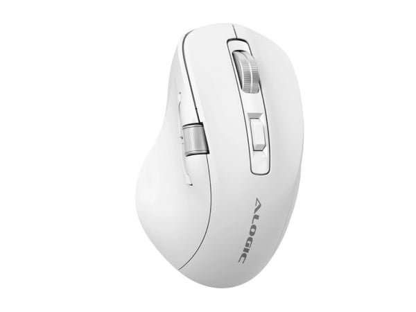 ALOGIC APEX Bluetooth USB-C ladattava 7-näppäiminen ohjelmoitava hiiri - valkoinen